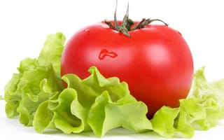 Картинка помидор с салатом