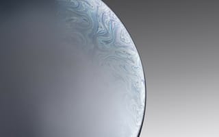 Картинка iPhone XS, iPhone, Айфон XS, Айфон, абстрактные, шар, круглый, объем, 3д, 3d, фигура, пузыри, пузырь, серый