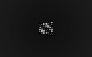 Картинка Windows, лого, логотип, черный, амолед, amoled
