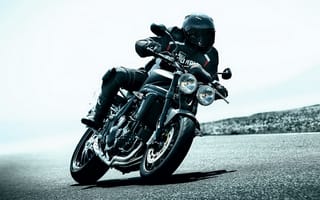 Картинка скорость, мотоцикл, дорога