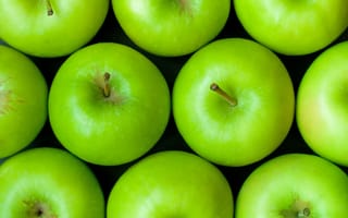 Картинка еда, яблоки, зеленые