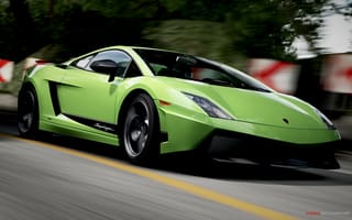 Картинка forza motorsport 4, Lamborghini Gallardo LP570-4 Superleggera, Игра, гонки, Авто