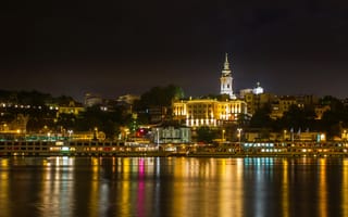 Картинка Serbia, naght, Belgrad, sity