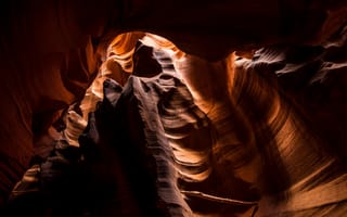 Картинка каньон, пещера, слои