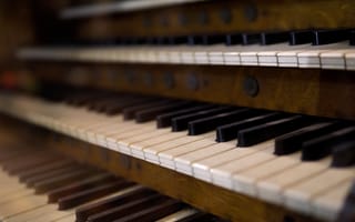 Картинка орган, клавиши, музыкальный инструмент