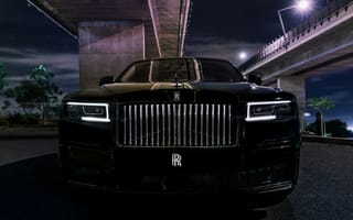 Картинка Rolls-Royce Black Badge Ghost, 2022, 5к