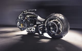 Картинка черный, мотоциклы, hamann soldador cruiser 2013, мотоцикл