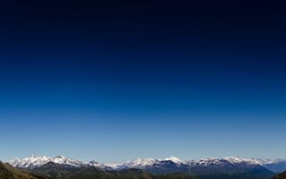 Картинка снег на вершинах, горы, пейзажи, панорама, горные формы рельефа, ясно, снег, горный хребет, Альпы, небо, облако, горизонт, плато, рассвет