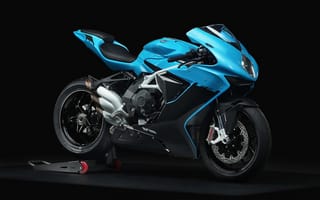 Картинка mv agusta f3 675, спортивный мотоцикл, мотоциклы, синий