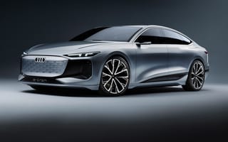 Картинка 2021, Audi A6, серебристая машина, фешенебельный автомобиль, audi a6 e-tron concept, машины