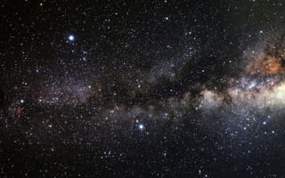 Картинка Млечный путь и скопление звезд