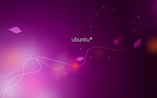 Картинка Линукс, Убунту, фиолетовый, Узоры, Ubuntu, Linux