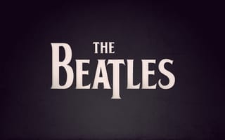 Картинка Beatles, Битлз, надпись, рок-музыка, фиолетовый, рок-н-ролл