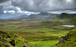 Картинка Луга, Шотландия, Горы