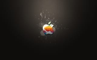 Картинка кляксы, i'm a mac, apple
