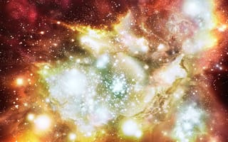 Картинка туманность, Хаббл телескоп, звезды