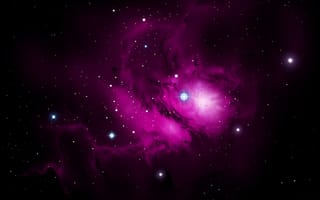 Картинка туманность, красная, Хаббл, телескоп