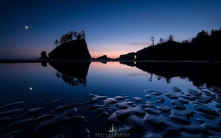 Картинка photographer, Olympic National Park, небо, USA, Kenji Yamamura, звезда, Washington