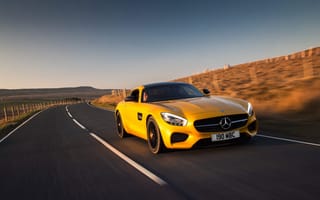 Картинка C190, GT S, мерседес, Mercedes, UK-spec, 2015, амг, AMG