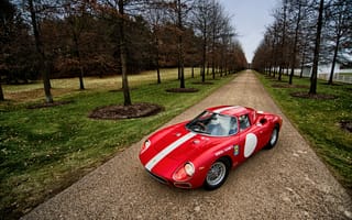 Картинка феррари, парк, Ferrari, 250 LM, 1964, деревья