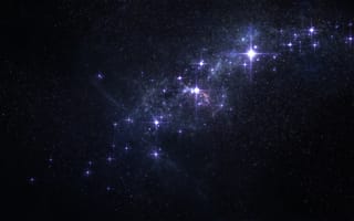 Картинка свечение, космос, звезды, nebula, созвездие