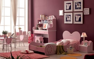 Картинка интерьер, вилла, дом, стиль, дизайн, комната, детская