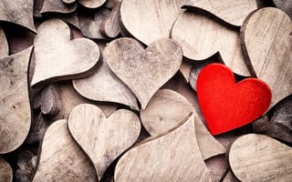 Картинка любовь, сердца, деревянные, heart, hearts, love, сердце, wooden