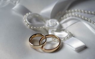 Картинка кольца, свадьба, праздник, белый