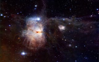 Картинка космос, созвездие Орион, Эмиссионная туманность
