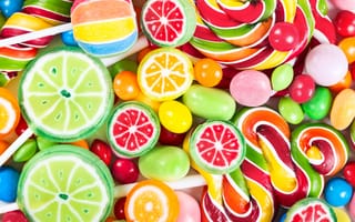 Картинка candy, леденцы, sweet, сладости, colorful, lollipop, конфеты