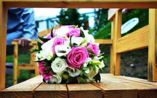 Картинка свадьба, цветы, розы, свадебный букет
