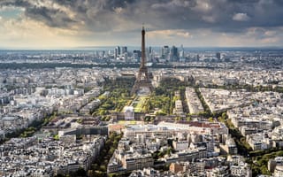 Картинка город, Eiffel Tower, Paris