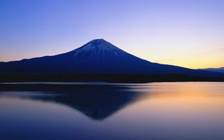 Картинка япония, фудзи, гора