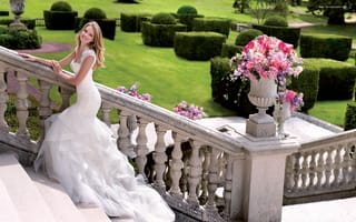 Картинка Lindsay Ellingson, улыбка, праздник, свадьба, модель, платье, невеста