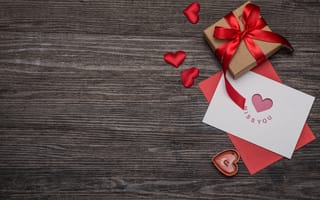 Картинка любовь, heart, сердце, подарок, love, wood, valentine's day, romantic, сердечки, red