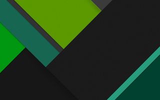 Картинка Android, Line, Black, Green, Abstractions