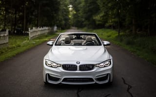 Картинка BMW, Lights, Convertible, Face, White, Adaptive LED, F83