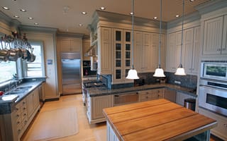 Картинка kitchen, home, wooden, luxury