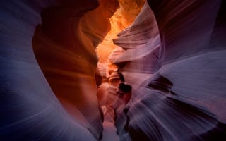 Картинка США, штат, Аризона, каньон Антилопы, скалы