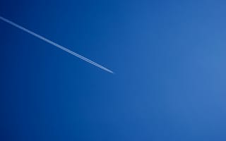 Картинка самолёт, небо, авиация