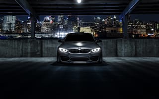 Картинка BMW, Carbon, F80, Nigth, Mode, Black, Front, Matte, M3