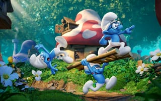 Картинка Смурфики 3 - Заброшенная деревня, Smurfs - The Lost Village, комедия, мультфильм, 2017