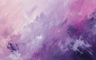 Картинка абстрактный, розовый, фиолетовый, пастельные тона, импрессионизм, искусство, рисование, цифровой, яркий, красочный, мазки, современное искусство, текстура, ИИ искусство