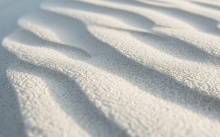 Картинка песок, текстура, пляж, рябь, белый песок, крупный план, дюны, естественный узор, отлично, прибрежный, макрос, абстрактный, природа, ИИ искусство