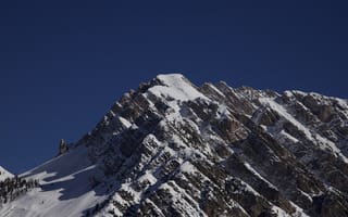 Картинка горы, гора, природа, Южный Тироль, Италия, снег, белый