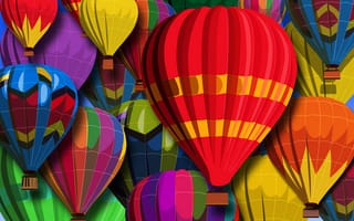 Картинка шары, воздушные шары, текстура, цвета, абстракция