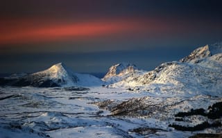 Картинка nordland, живописный, заснеженные горы, зима, зимний пейзаж, ледяной, мороз, морозный, на открытом воздухе, напиток со льдом, норвегия, окружающая среда, природа, простуда, рассвет, снег, снежный, сумерки