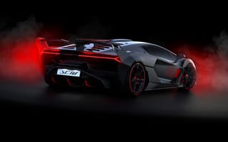 Картинка Lamborghini Huracn, спорткар, Ламборгини авентадор, Ламборджини SC18 Олстон, двигатель v12
