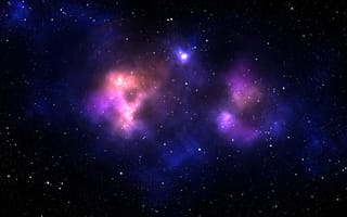 Картинка туманность, звезда, Галактика, Млечный Путь, Туманность Ориона