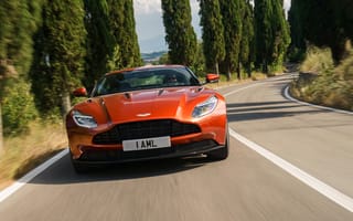 Картинка Астон Мартин (Aston Martin), Тачки (Cars), Красный, Db11, Вид Спереди